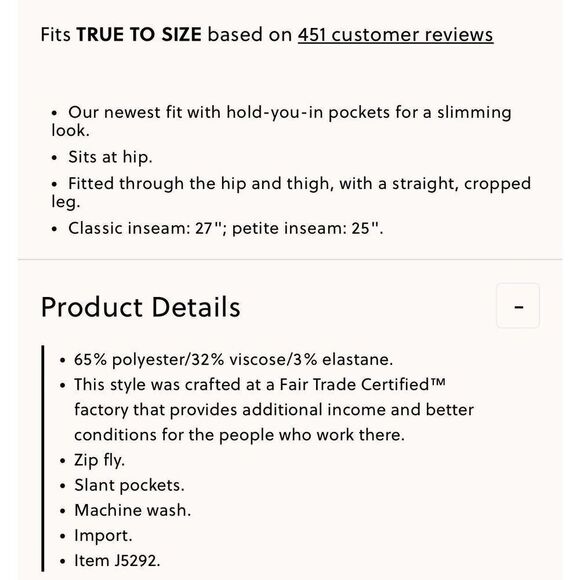 J.CREW Ruby Pants Women 14 Slim Cropped NEW Gray Stretch Twill J5292 - Picture 13 of 13